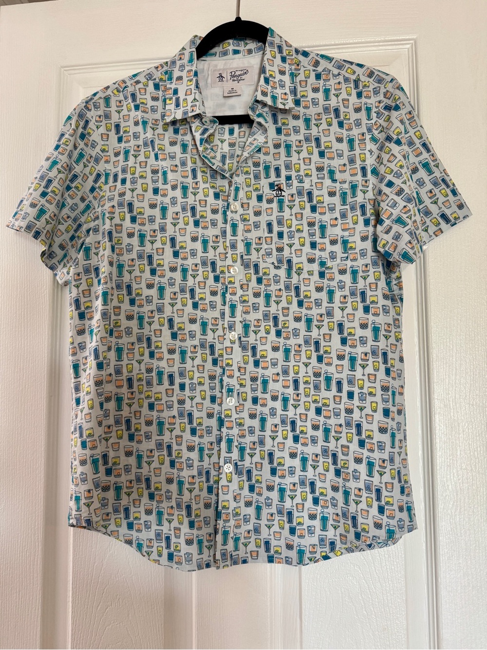 Original Penguin Short-Sleeve Printed Men's Shirt